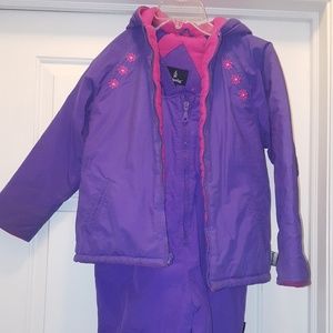 Girls 6x snow pants and coat